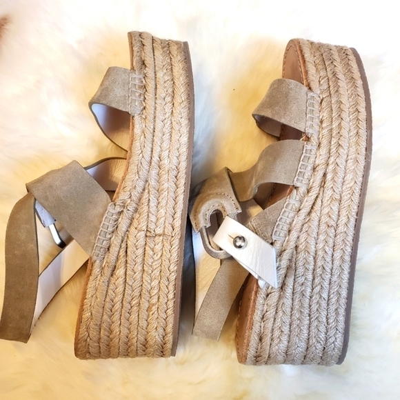 𝅺RAG & Bone August Espadrille Platform Sandal NWOB Light Sand sz. 9.5 - Picture 7 of 10